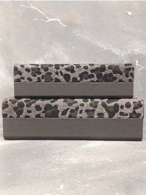 X Mermer Dekoratif Deri&süet Kutu-2 Li Set