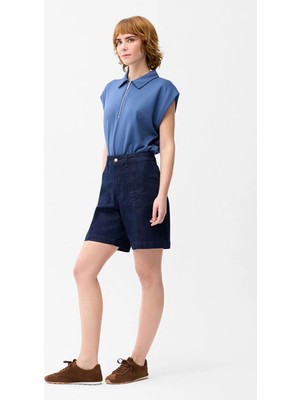 Love My Body Cepli Jean Şort Indigo 170L9100002