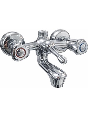 Akçay Klasik Duş Bataryası Çevirmeli Banyo Bataryası