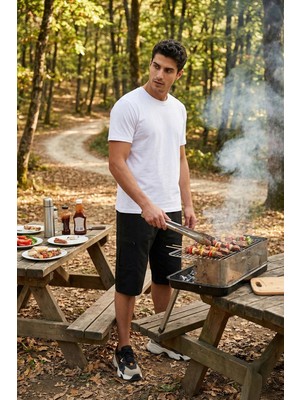 Buratti Lastikli Bel Cepli Kargo Şort Erkek Şort 693763