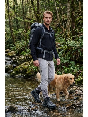 Buratti Normal Kalıp Kargo Cepli Lastikli Bel Trekking ve Kurye Pantolon Erkek Pantolon 693710