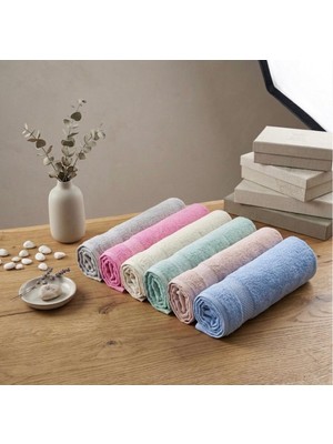 12 Adet Royam %100 Pamuk Ekonomik Kuaför Berber El Yüz Havlusu 50 x 80