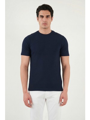 Buratti Pamuklu Regular Fit Bisiklet Yaka T Shirt Erkek T Shirt 5904068