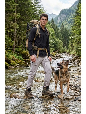 Buratti Normal Bel Dar Paça Su Itici Trekking ve Kurye Pantolon Erkek Pantolon 693719