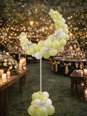 Eng Parti Dünyası Balon Standı 160 cm – Balloon Bouquet Holder | Parti ve Organizasyon Dekor Standı (Balonsuz)