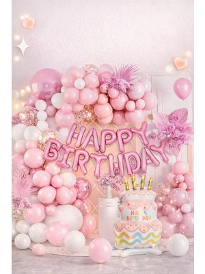 Eng Parti Dünyası 73 Parça Doğum Günü Balon Konsepti - Happy Birthday Seti ENG-B1017