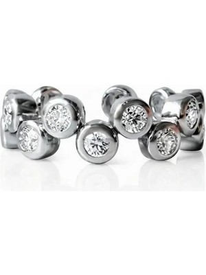 Theory Jewelry - TheoRing - 9 - Minimal Taşlı Yüzük | Çelik Kadın | Kararma Yapmaz | Alerji Yapmaz | Şık Yüzük