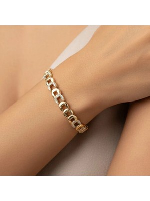 Stil Incisi/xupıng Jewelry Swanzirkon Taşlı Bileklik