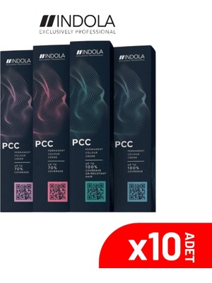 Indola Pcc 6.44 60ML Koyu Kumral Yoğun Bakır Saç BOYASI-10LU