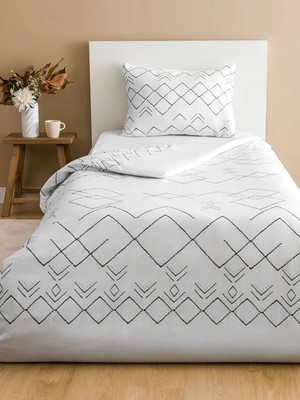 LC Waikiki Karişik Çizgi Desenli Tek Kişilik Nevresim Seti