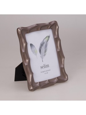 Selim 15X20 Telles Çerçeve Taupe