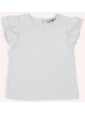 Panço Kız Çocuk Kısa Kollu Tişört