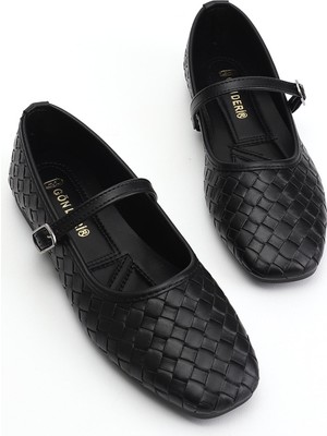 Gönderi(r) Kadın Siyah  Mary Jane Babet