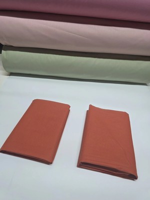 Pınarhome collection 100% Pamuk Düz Kumaş Ranforce Kapaklı Yastık Kılıfı --50X70CM--2 Adet (1 Çift)
