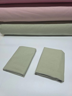 Pınarhome collection 100% Pamuk Düz Kumaş Ranforce Kapaklı Yastık Kılıfı --50X70CM--2 Adet (1 Çift)