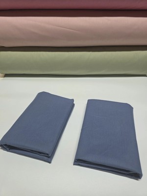 Pınarhome collection 100% Pamuk Düz Kumaş Ranforce Kapaklı Yastık Kılıfı --50X70CM--2 Adet (1 Çift)