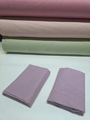 Pınarhome collection 100% Pamuk Düz Kumaş Ranforce Kapaklı Yastık Kılıfı --50X70CM--2 Adet (1 Çift)