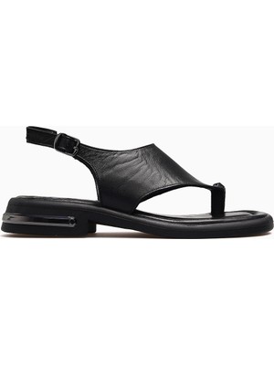 Venüs 2610114Y Kadın Hakiki Deri Parmak Geçmeli Comfort Sandalet