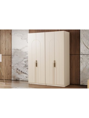 Doressa Falun 4 Kapılı Gardırop