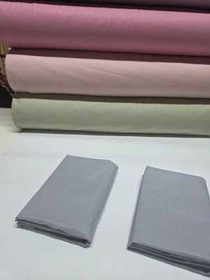 Pınarhome collection 100% Pamuk Düz Kumaş Ranforce Kapaklı Yastık Kılıfı --50X70CM--2 Adet (1 Çift)