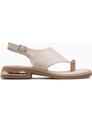 Venüs 2610114Y Kadın Hakiki Deri Parmak Geçmeli Comfort Sandalet