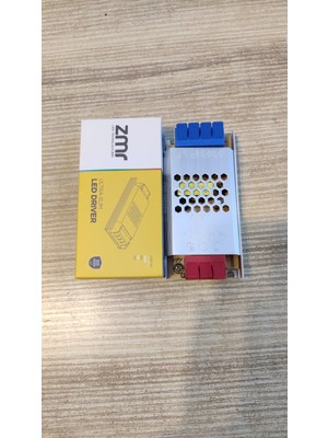 ZMR 5 Amper 60 Watt 12 Volt Şerit LED Trafosu Klemensli Kolay Montaj 5 Metre Destekler