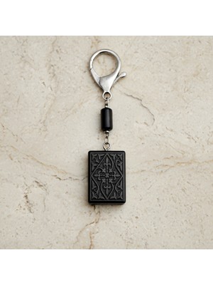 LTG Nova Blackcraft Oltu Taşı Oyma Anahtarlık