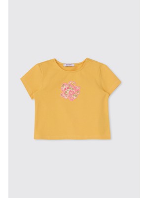 Panço Liberty Kumaş Kız Çocuk Tişört