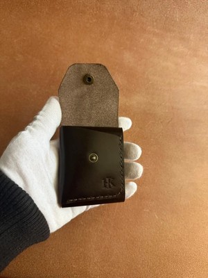 Hatka Leather Craft El Yapımı Hakiki Deri Cüzdan - Dual Fold K2