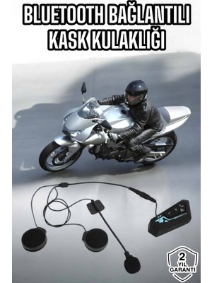 Uravas Store Kask Kulaklığı Motosiklet Intercom Interkom Konuşma Özellikli Su Geçirmez