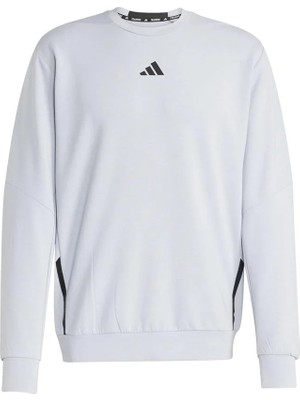 Adidas Erkek  Gri  Sweatshirt D4T Crew Sweats JP0927