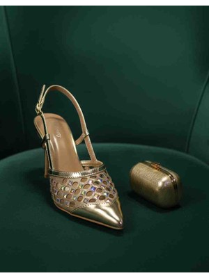 Frosty Shoes Abiye Gold Ayakkabı