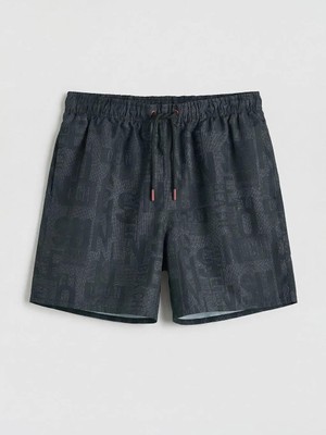 LC Waikiki Kısa Boy Baskılı Erkek Deniz Şortu  (S6)