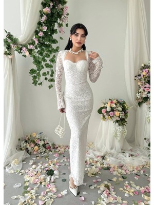 MBK Fashion Puantiyeli Fiyonk Detaylı Mini Elbise