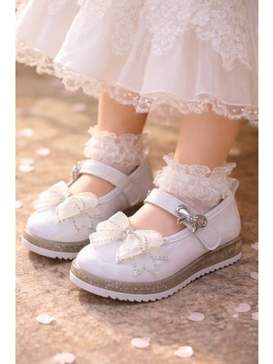 Tuğba Ortopedi 104 Kız Çocuk Işıklı Babet