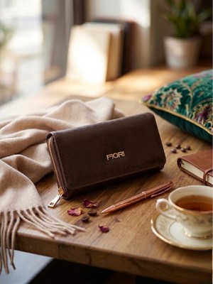 Fiori Suni Deri Kadın Cüzdan