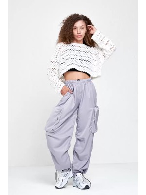 Paradise Sda Karakter Desenli Peluş Baggy Pantolon 645651