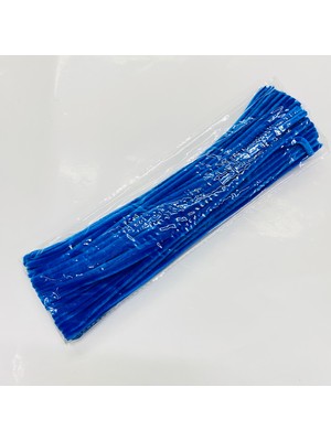 Gül Şönil Chenille Tüylü Çubuk 100 Adet