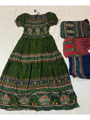 Fibula Otantik Standart Beden %yüz Pamuk Nakışlı Ithal Elbise 36-44 Bedenler Arası Uyumlu