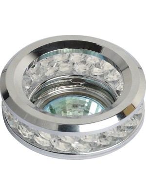 YCL Cam Spot MR16 Gümüş LED Spot(Yanında G10 Ampul De Verilir)