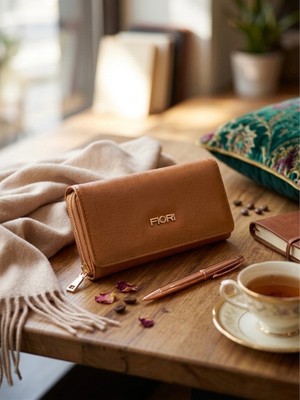 Fiori Suni Deri Kadın Cüzdan