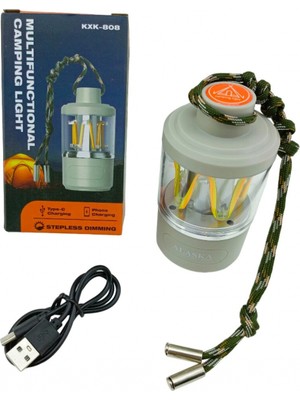 MiraLive 3ın1= Kamp Lambası - Fener - Powerbank  USB Şarj (K95)