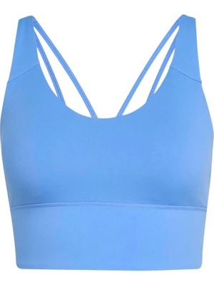 Adidas W 3ss Ess Ms Kadın  Mavi  Sporcu Sütyeni HZ0873