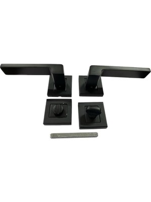 Uravas Store Sofuoğlu Rozet Anka Mat Siyah Wc Kapı Kolu