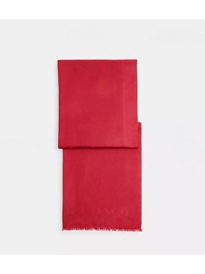 Coach Signature Wrap Yün Ipek Şal