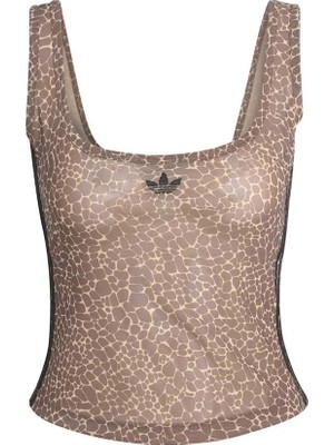 Adidas Aop Tank Top Kadın  Kahverengi  Atlet KD8822