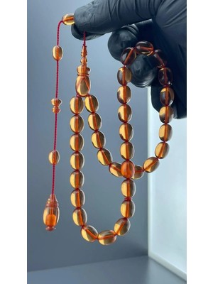 Çakır Tesbih Ateş Kehribar Tesbih