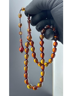 Çakır Tesbih Ateş Kehribar Tesbih