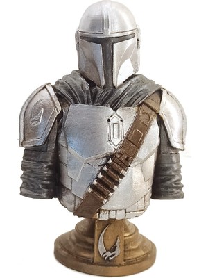 MiraLive Mandalorian Büst Model 2