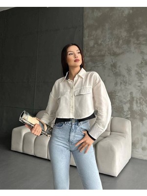 Uravas Store Çift Renkli Kısa Gömlek S4021